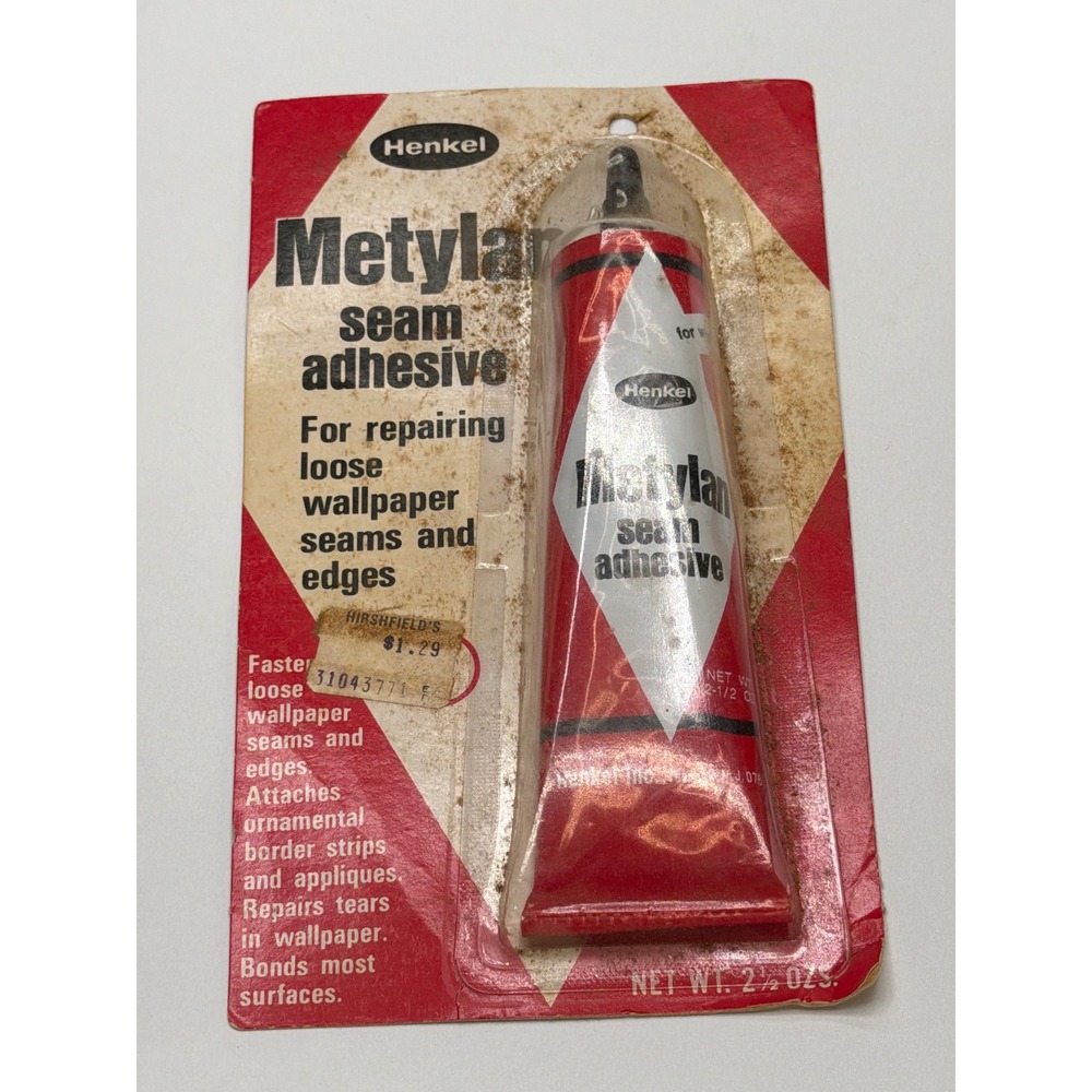 Henkel Metylan Seam Adhesive for Wallpaper Repair Loose Edges 2.25 oz‎ Tube